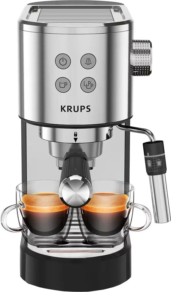 Рожковая кофеварка эспрессо Krups XP444C10 - фото 2