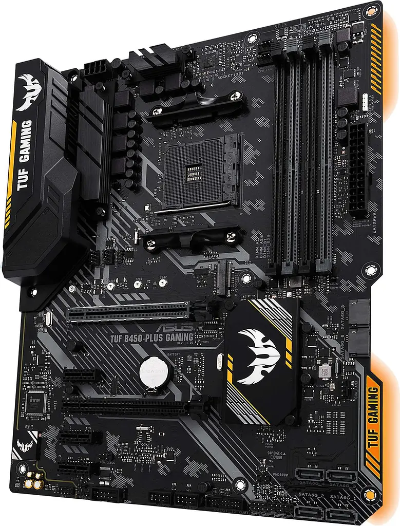 Материнська плата Asus B450-Plus TUF Gaming Socket AM4 (TUF B450-PLUS GAMING) Б/В - фото 4