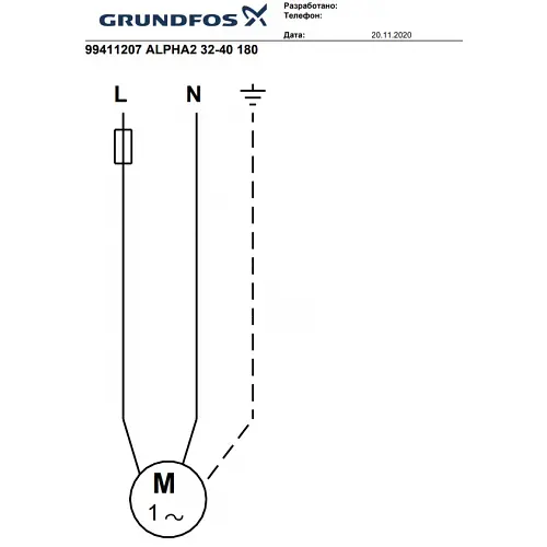 Циркуляційний насос Grundfos ALPHA-2 32-40 180 (99411207) - фото 7