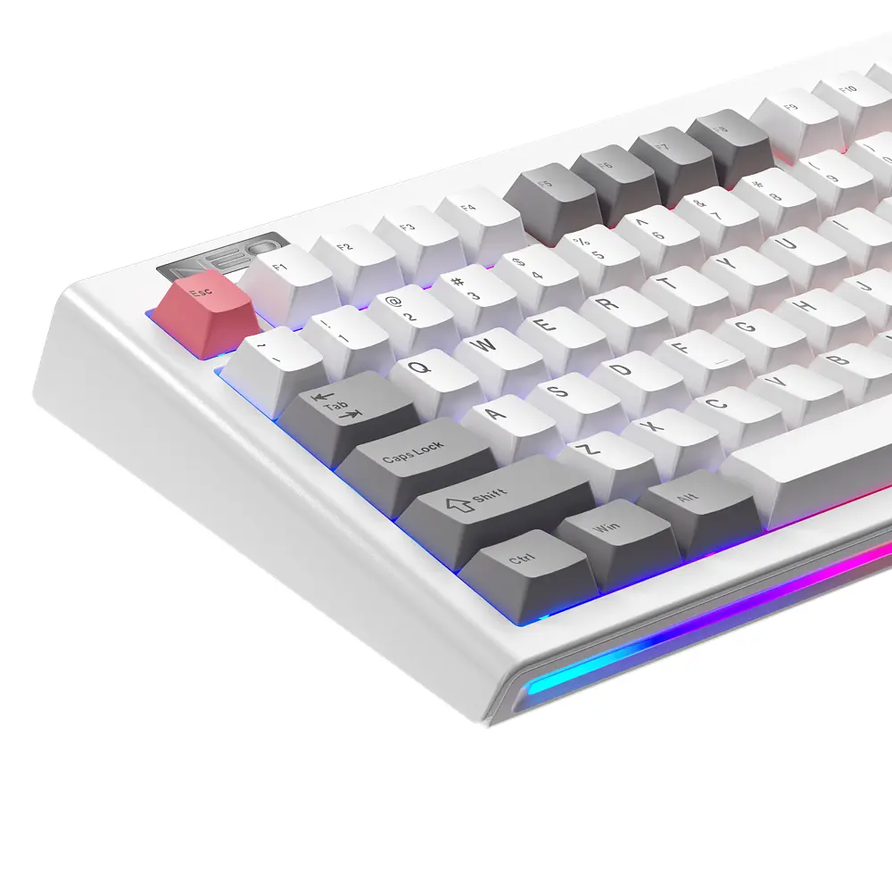 Клавіатура бездротова 1stPlayer NEO87 Wireless Frostwave (NEO87-FW-TLD) - фото 6
