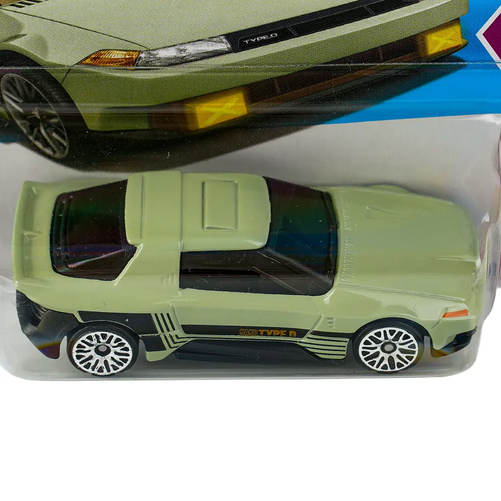 Базовая машинка Hot Wheels Compact Kings Hako Type D оливковая (5785) JJJ43-N521 - фото 2