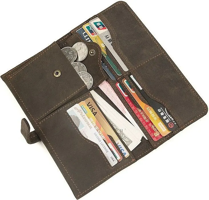 Гаманець 14473 vintage стиль Vintage коричневий - фото 10