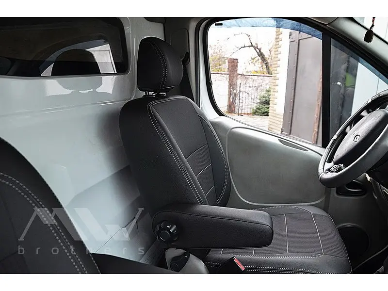 Авточохли модельні MW Brothers для Opel Vivaro ( 1+1 ) c 2002 - фото 8
