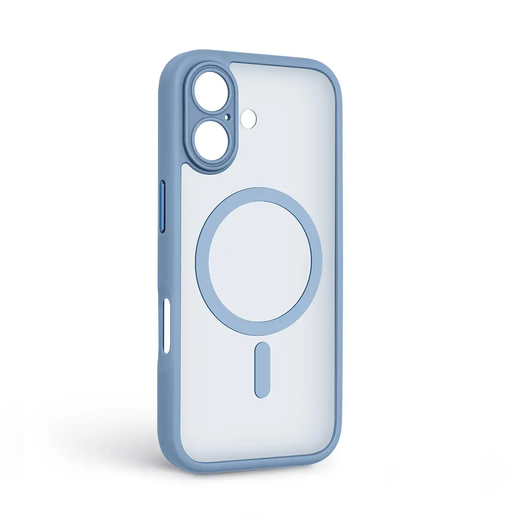 Чехол для Apple iPhone 17, Lush MagCase, голубой, противоударная панель-накладка из TPU и PC, полупрозрачный чехол с MagSafe (с магнитом), с защитой камеры, поддержка беспроводной зарядки, защита всего корпуса, ArmorStandart (ARM87481) - фото 2