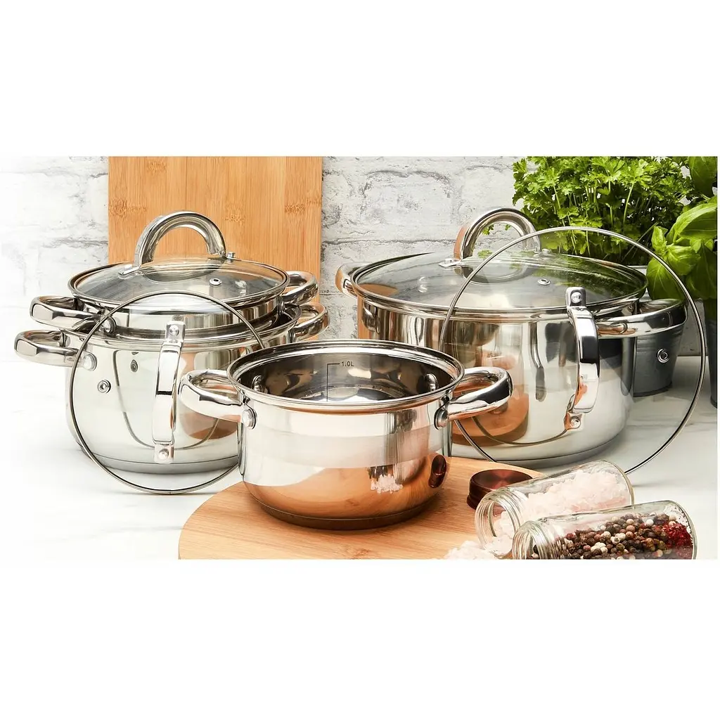 Набір кастрюль Tadar Roger-12 LKA-046HFOCO-12CPC 12 предметів (LK240704-12) - фото 9