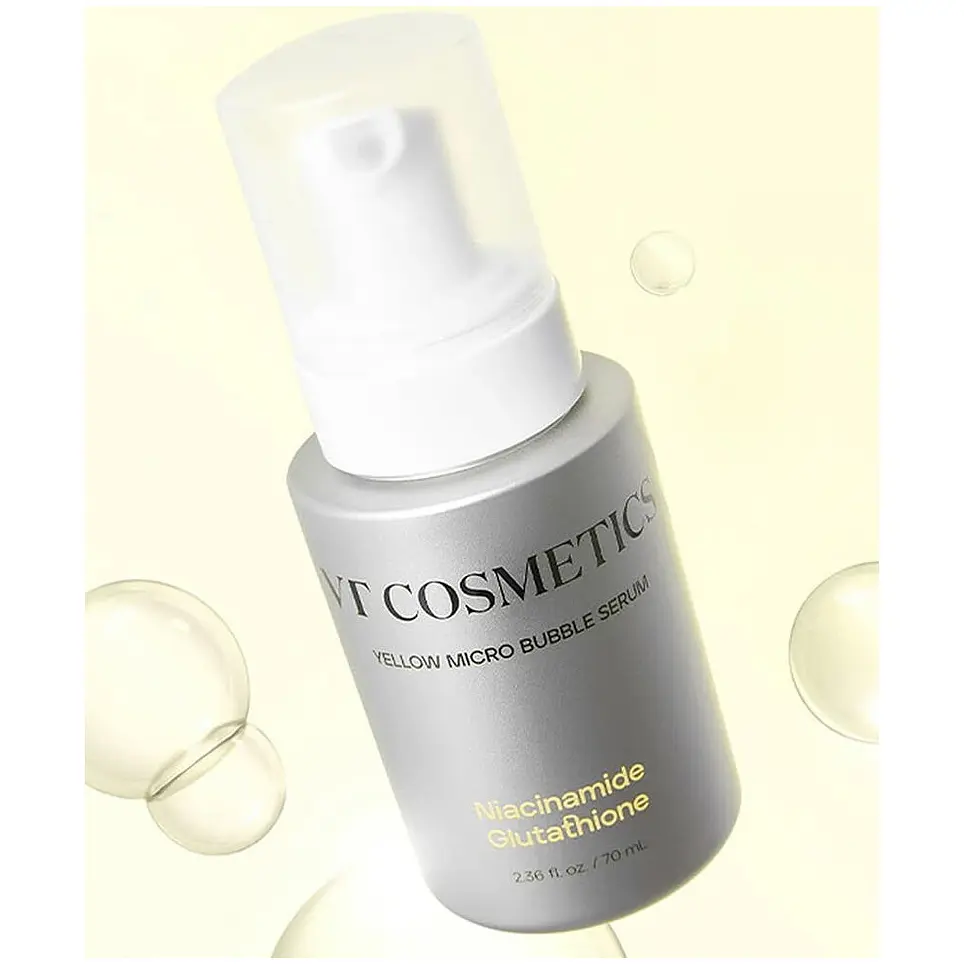 Мікропінна сироватка VT Cosmetics Niacinamide Glutathione Yellow Micro Bubble Serum 70 мл (VTC113) - фото 2