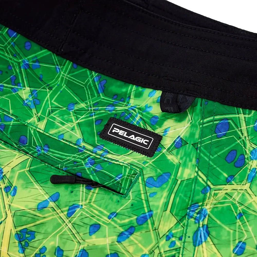 Шорты Pelagic Blue Water Fishing Shorts 30 Green Dorado - фото 4