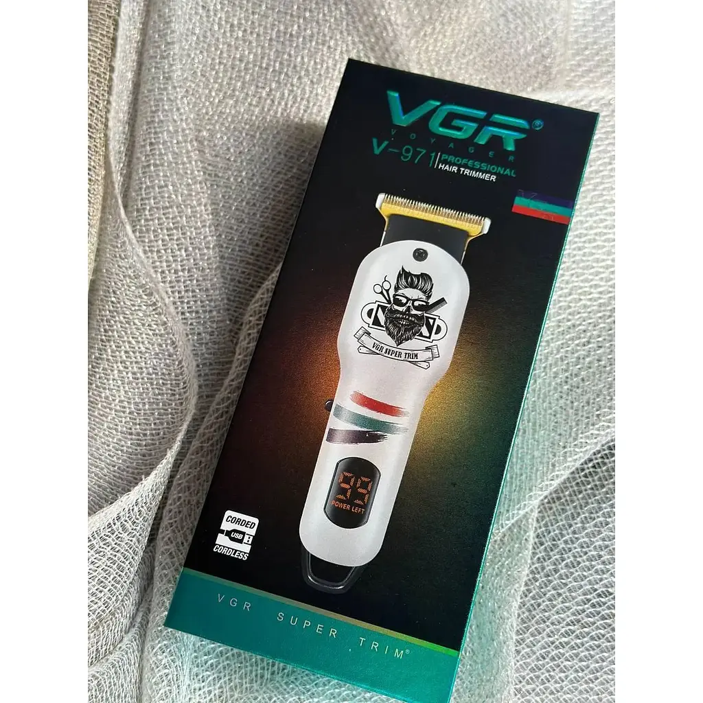 Профессиональная аккумуляторная машинка для стрижки волос и бороды VGR V-971 мощностью 5 Вт - фото 7