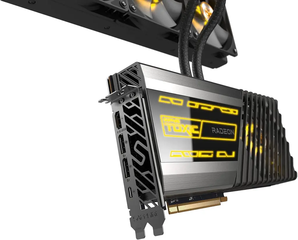 Видеокарта Sapphire AMD Radeon RX 6900 XT 16GB TOXIC Extreme Edition OC (11308-08-20G) (GDDR6, 256 bit, PCI-E v4.0) Б/у - фото 7