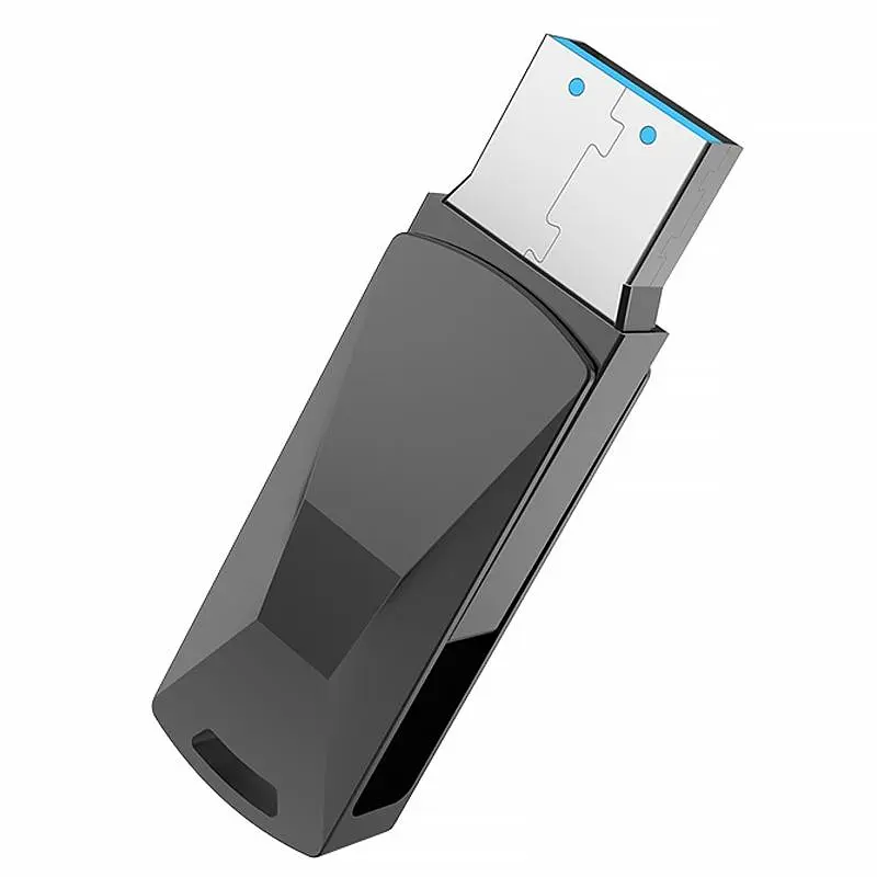 Флеш-накопичувач Hoco UD5 USB 3.0 - 16GB Сірий - фото 2