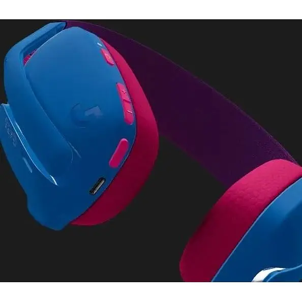 Наушники Logitech G435 LIGHTSPEED WGH (981-001062) синие - фото 3