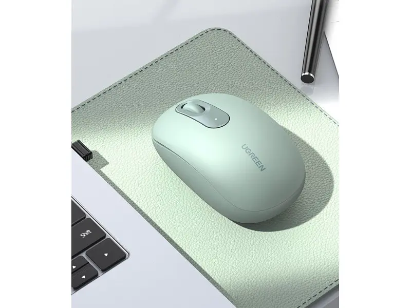 Миша UGREEN MU105 Portable Green (90672) - фото 6