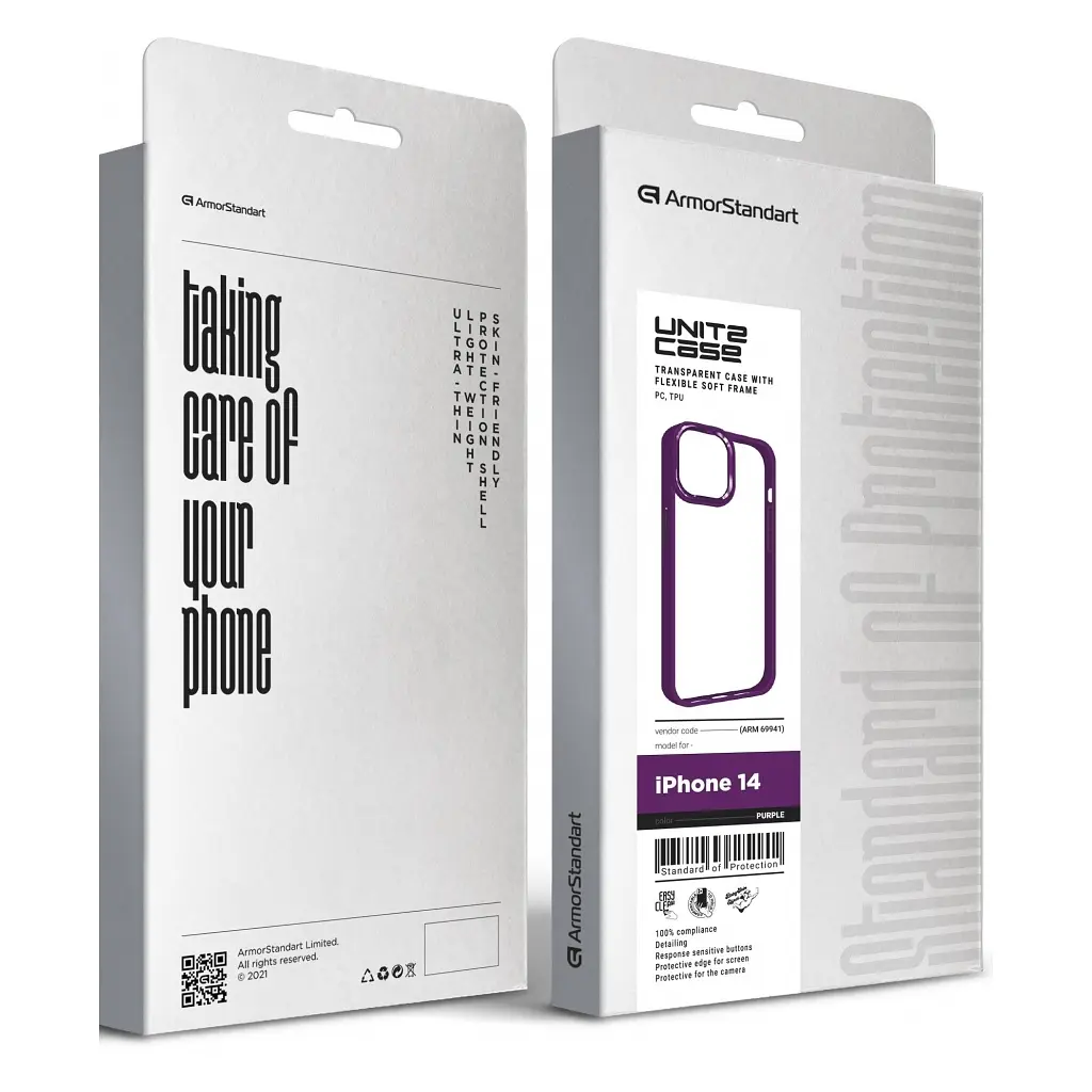 Чехол для мобильного телефона Armorstandart UNIT2 Apple iPhone 14 Purple (ARM69941) - фото 5