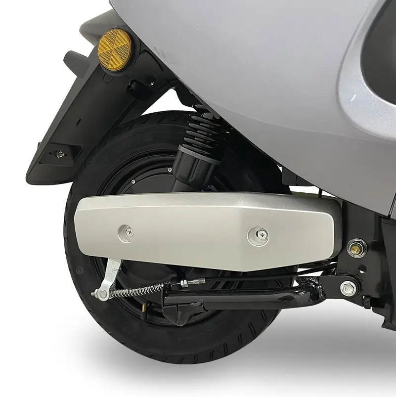 Электроскутер BeastBike Thanator 1200W серебристый - фото 6