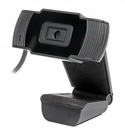Веб-камера Maxxter WC-HD-FF-01 чорний, 5 Mpx, 1280x720, Fixed-Focus, USB 2.0, вбудований мікрофон (WC-HD-FF-01)