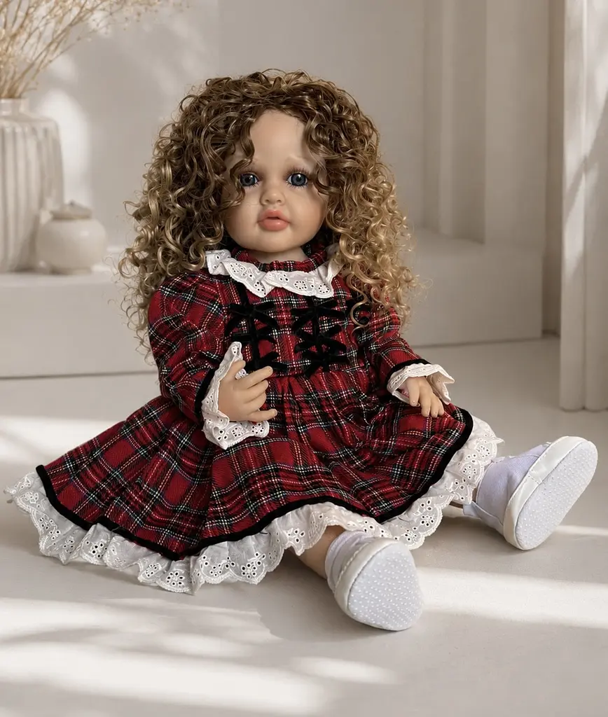 Реалістична Кукла Реборн 55 см повністю вінілова Doll Reborn Baby К0100510 - фото 2