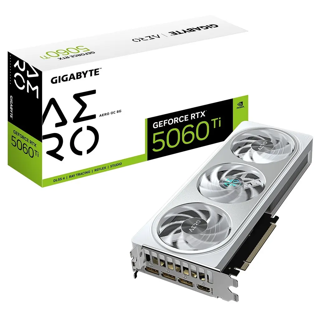Відеокарта GF RTX 5060 Ti 8GB GDDR7 Aero OC Gigabyte (GV-N506TAERO OC-8GD) - фото 10
