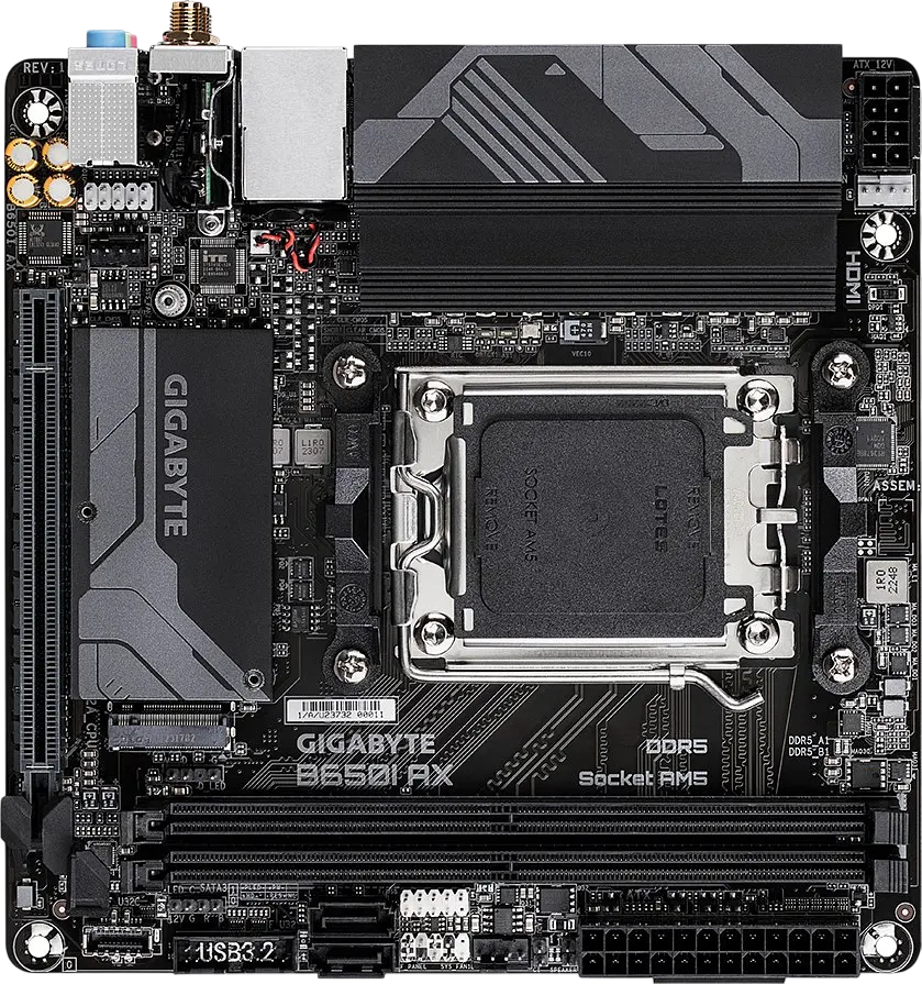 Материнська плата Gigabyte B650I AX Socket AM5 (B650I AX) Б/В - фото 2