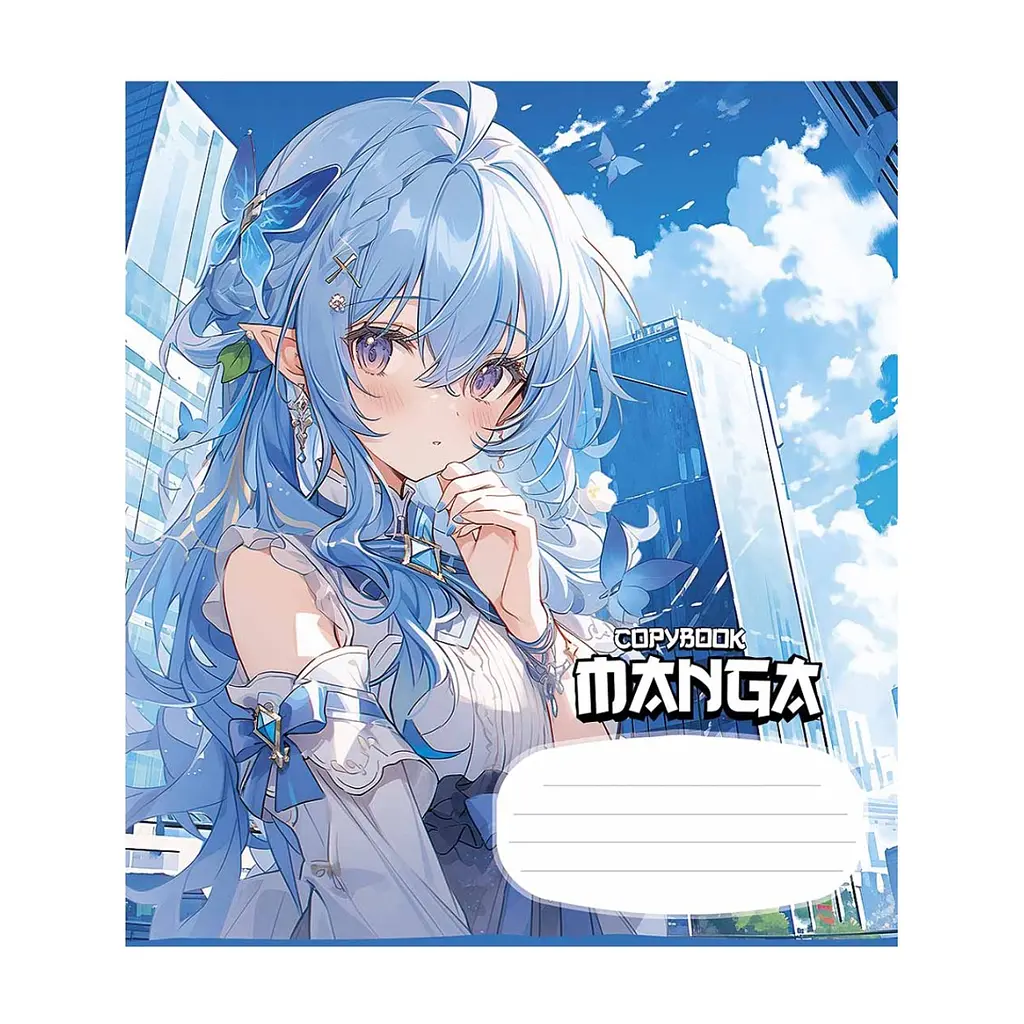 Зошит Школярик Manga style 18 аркушів лінія (018-3323L), в асортименті - фото 2