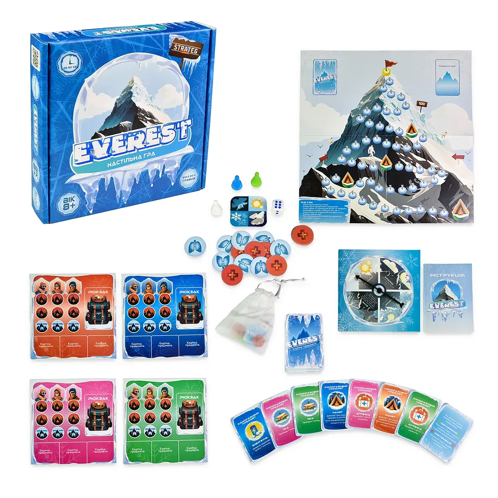 Настільна гра Strateg Everest українською мовою (30417) - фото 2