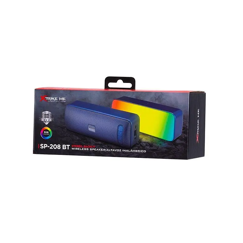 Акустика Xtrike Me SP-208BT Wireless Speaker 5Wx2 беспроводная с подсветкой - фото 5