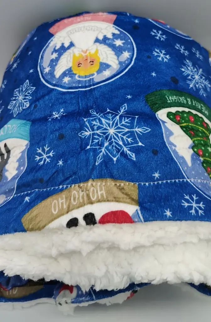 Ковдра для тварин Derby Sherpa Blanket Темно-синій 150х200 см - фото 7