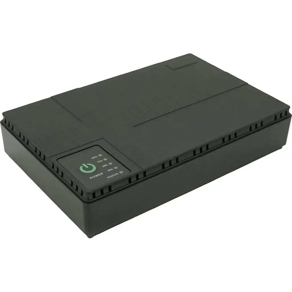 Джерело безперебійного живлення (ДБЖ) для роутера Voltronic DC1018P 10400mAh Black [108013] - фото 3