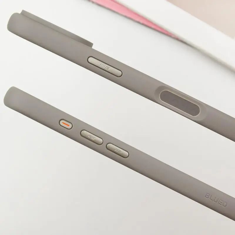 TPU+PC чохол Blueo Skin Friendly Frosted with MagSafe для Apple iPhone 16 Pro Max (6.9) Сірий / Grey - фото 7