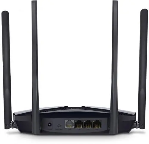 Роутер Mercusys MR80X Wi-Fi 802.11ax, 2976Mb, 3 LAN 10/100/1000Mb, Wi-Fi 6 - фото 3