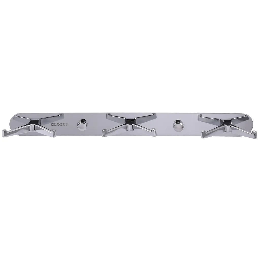 Планка з гачками подвійними 3x2 Perfect Sanitary Appliances RM 1503-3, Хром - фото 4