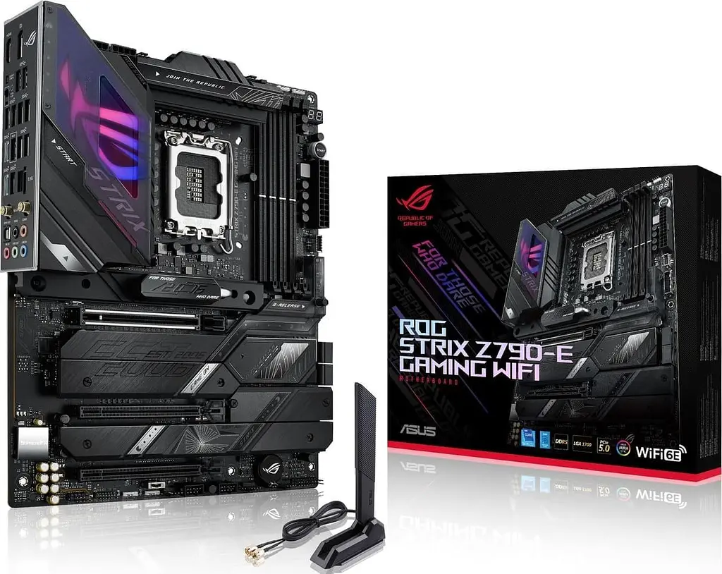 Материнська плата ASUS ROG STRIX Z790-E GAMING WIFI (ROG STRIX Z790-E GAMING WIFI) (Socket 1700, Intel Z790, ATX) Б/в - фото 5