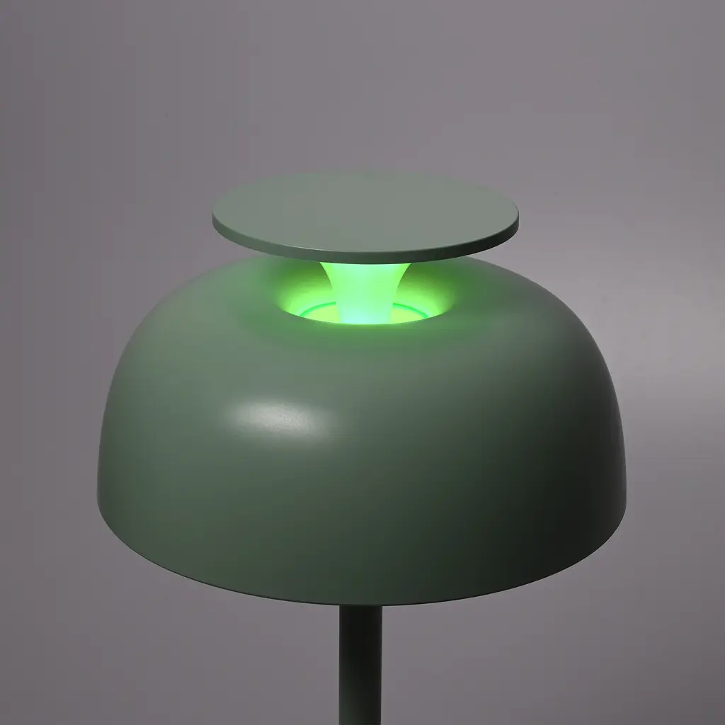 LED лампа настiльна Videx VL-TF23G 8.5W 4000K з акумулятором та RGB зелена (VL-TF23G) - фото 7