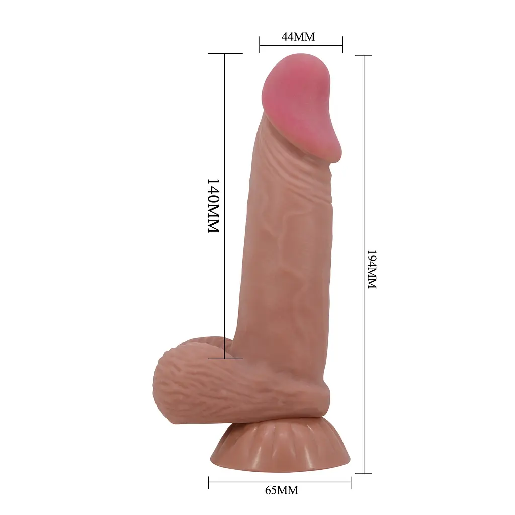Фалоімітатор - Pretty Love Sliding Skin 7.6" Latin - фото 7