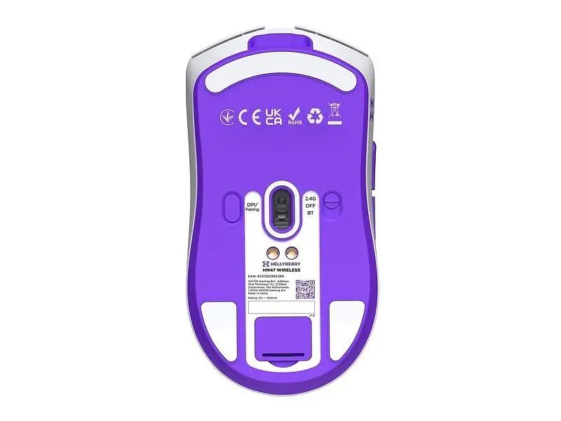 Миша Hator Hellyberry HM47 Wireless White-Violet - фото 5