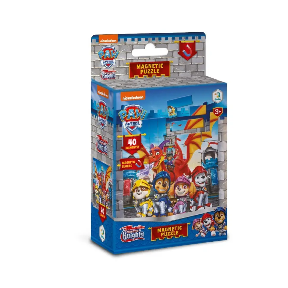Дитячий магнітний пазл "Лицарі" DoDo Toys 200651, 40 елементів - фото 2