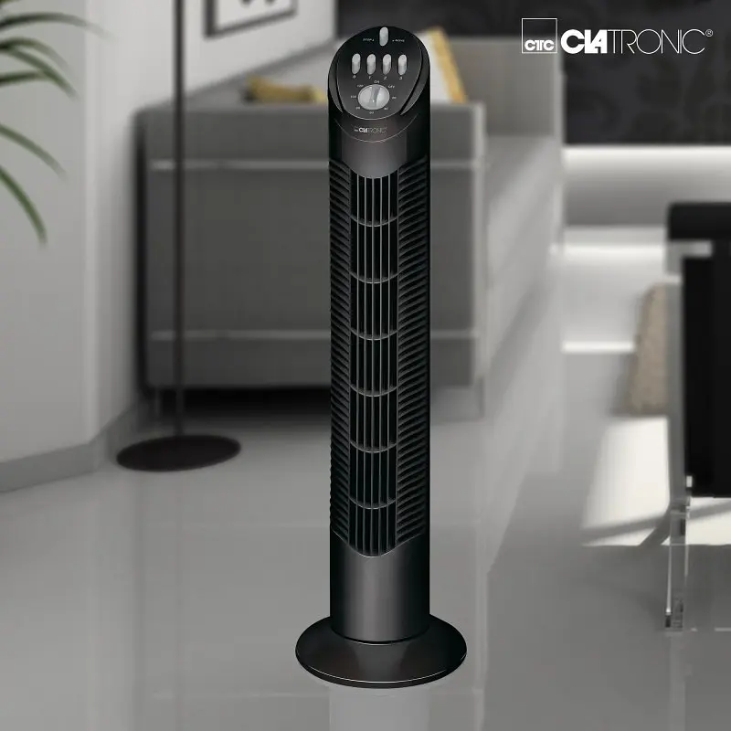 Вентилятор колонный Clatronic T-VL 3546 (76cm), мощность 50вт, Black - фото 5