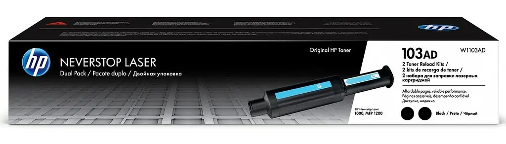 Тонер HP 103AD Neverstop LJ 1000a/1000w/1200a/1200w подвійна упаковка 2*2500стор teh0015613 - фото 6