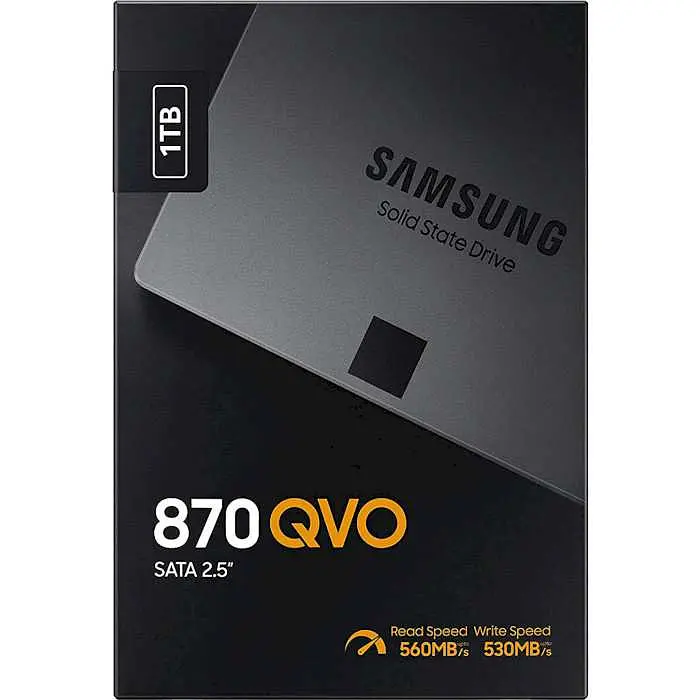 Накопичувач SSD Samsung Sata 2.5" 1Tb 870 QVO (MZ-77Q1T0BW) Б/в - фото 4