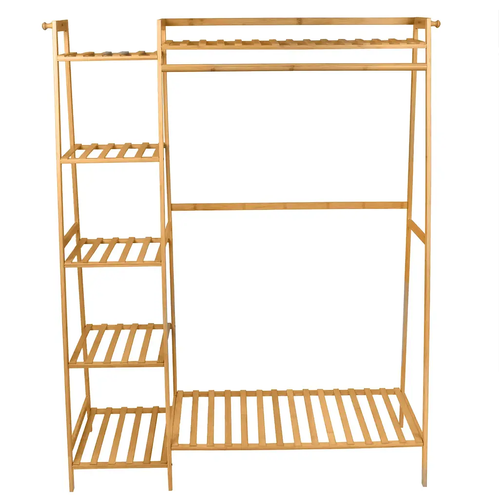 Вешалка стойка Supretto для одежды напольная бамбуковая (91680001) - фото 2