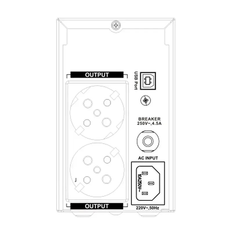 Пристрій безперебійного живлення SVC VR-330Li 330W (VR-330Li) - фото 3