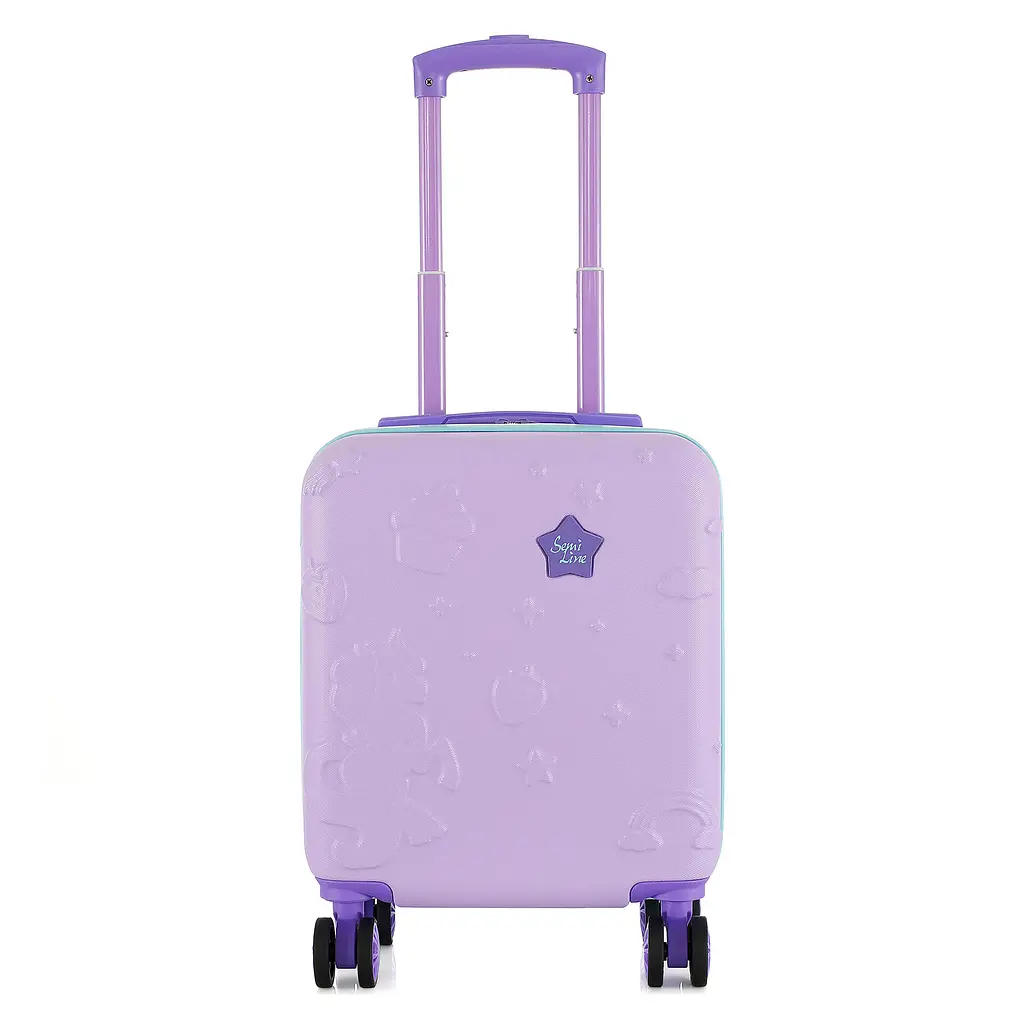 Валіза міні дитяча Semi Line 16 дюймів (XS) ABS-Plastic Light Violet/Blue (T5879-1) - фото 2