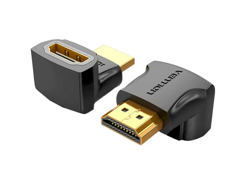 Адаптер Vention HDMI 270 Degree Male to Female Adapter HDMI Black (AINB0)