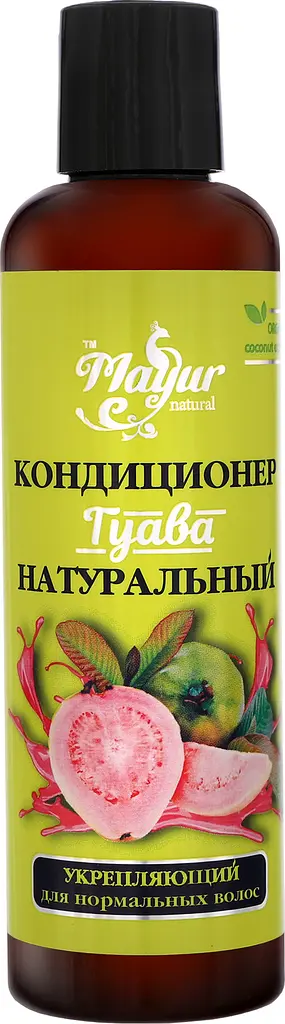 Натуральний зміцнюючий кондиціонер Mayur Гуава, 200 мл - фото 3