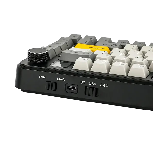 Клавіатура Ajazz AK820 Max Wired RGB Starry Gray - фото 3