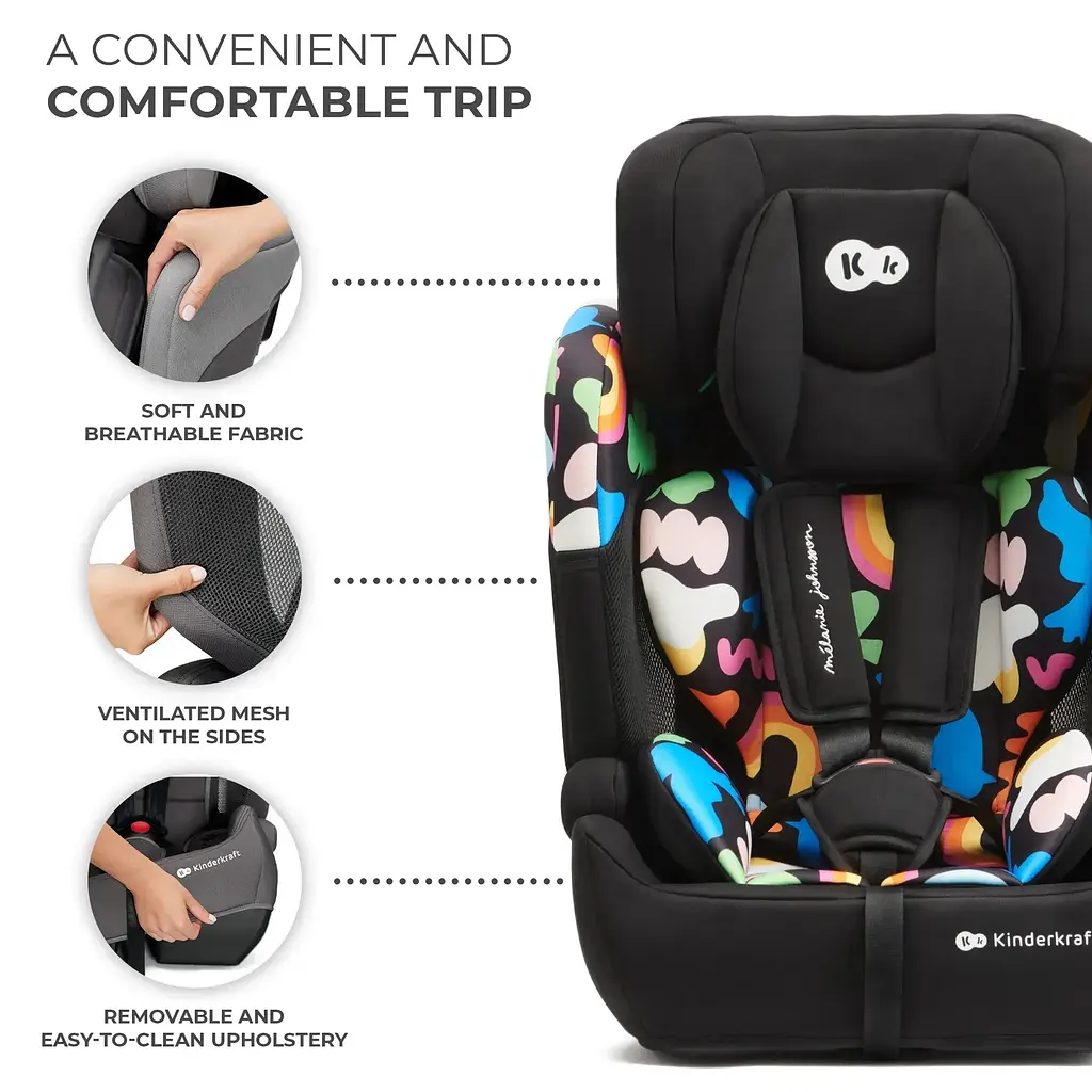 Автокрісло Kinderkraft Comfort Up i-Size Happy Shapes (KCCOUP02HAP0000) - фото 8