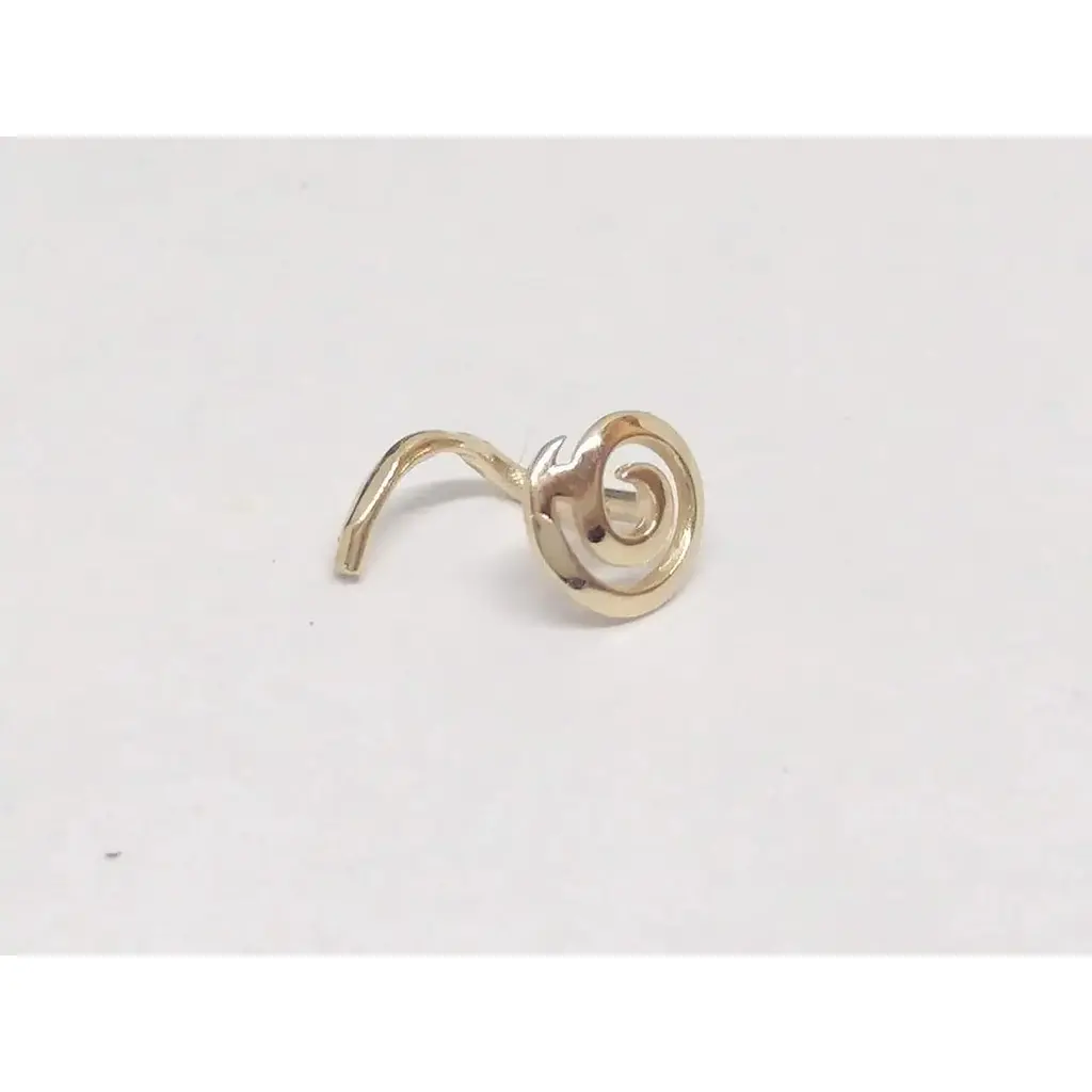 Золота сережка-пірсинг Dear в ніс Dear. 1028 - фото 3