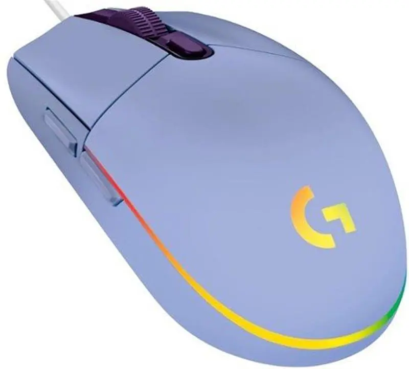Миша Logitech G102 Lightsync (910-005854) Lilac USB - фото 2