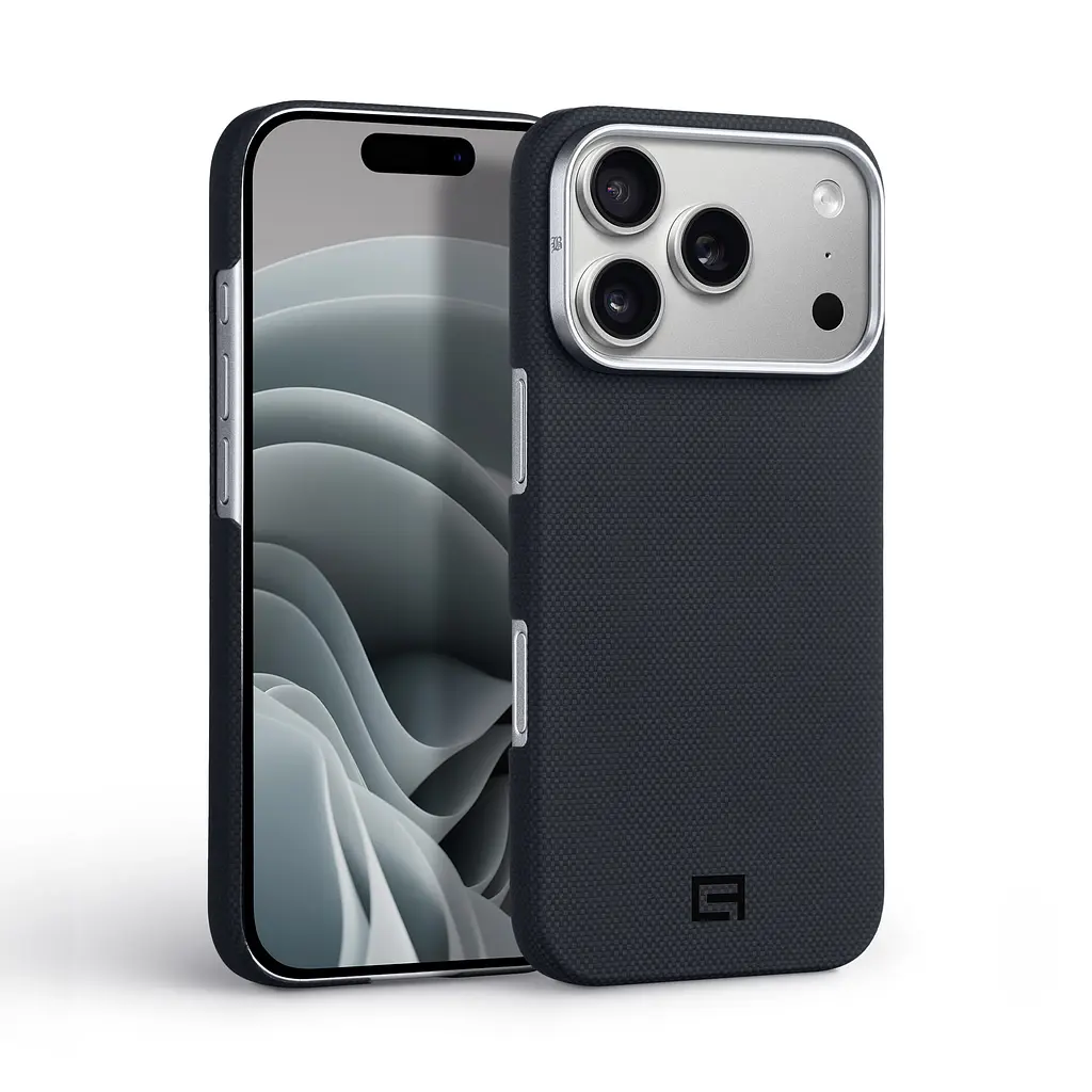 Чехол ArmorStandart BlackIcon Aramid Plain MagCase для Apple iPhone 17 Pro Black (ARM90160) - фото 2