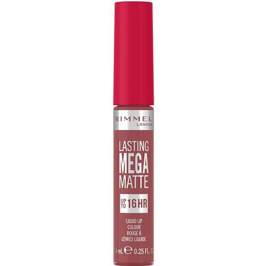 Рідка матова помада для губ Rimmel Lasting Mega Matte відтінок 210 Rose & Shine 7.4 мл - фото 2
