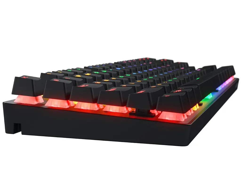 Клавиатура игровая механическая беспроводная HATOR HTK-287 UA Icefall Mecha TKL Wireless Rainbow Black - фото 4